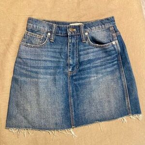 Madewell Denim Blue Skirt